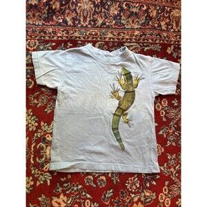 Vintage Y2K Surf Youth Small Global Generation Iguanas Tee Blue